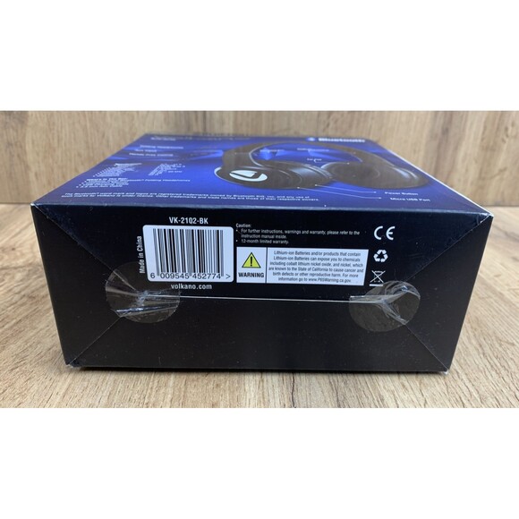 Volkano Aural Series Bluetooth Wireless Folding Headphones New Sealed Box - Picture 6 of 11